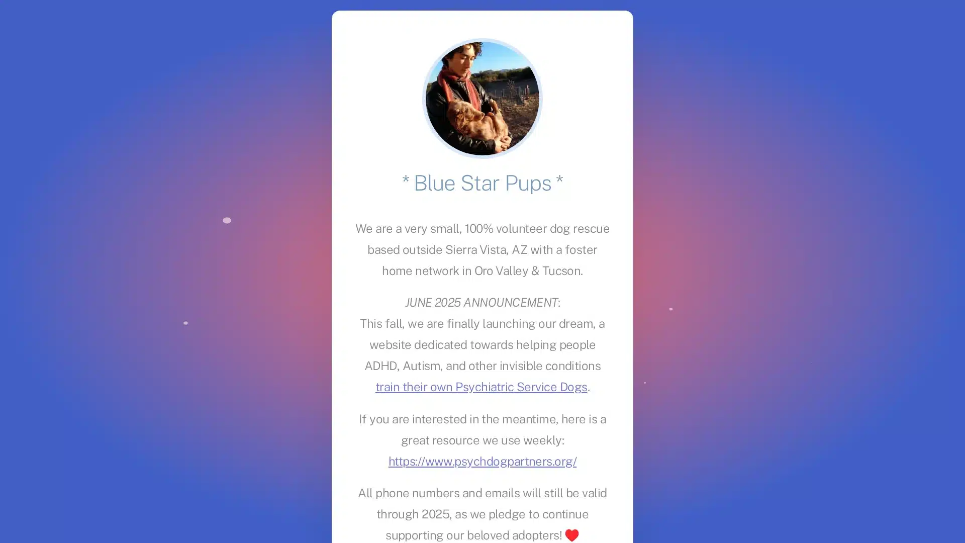 Blue Star Pups