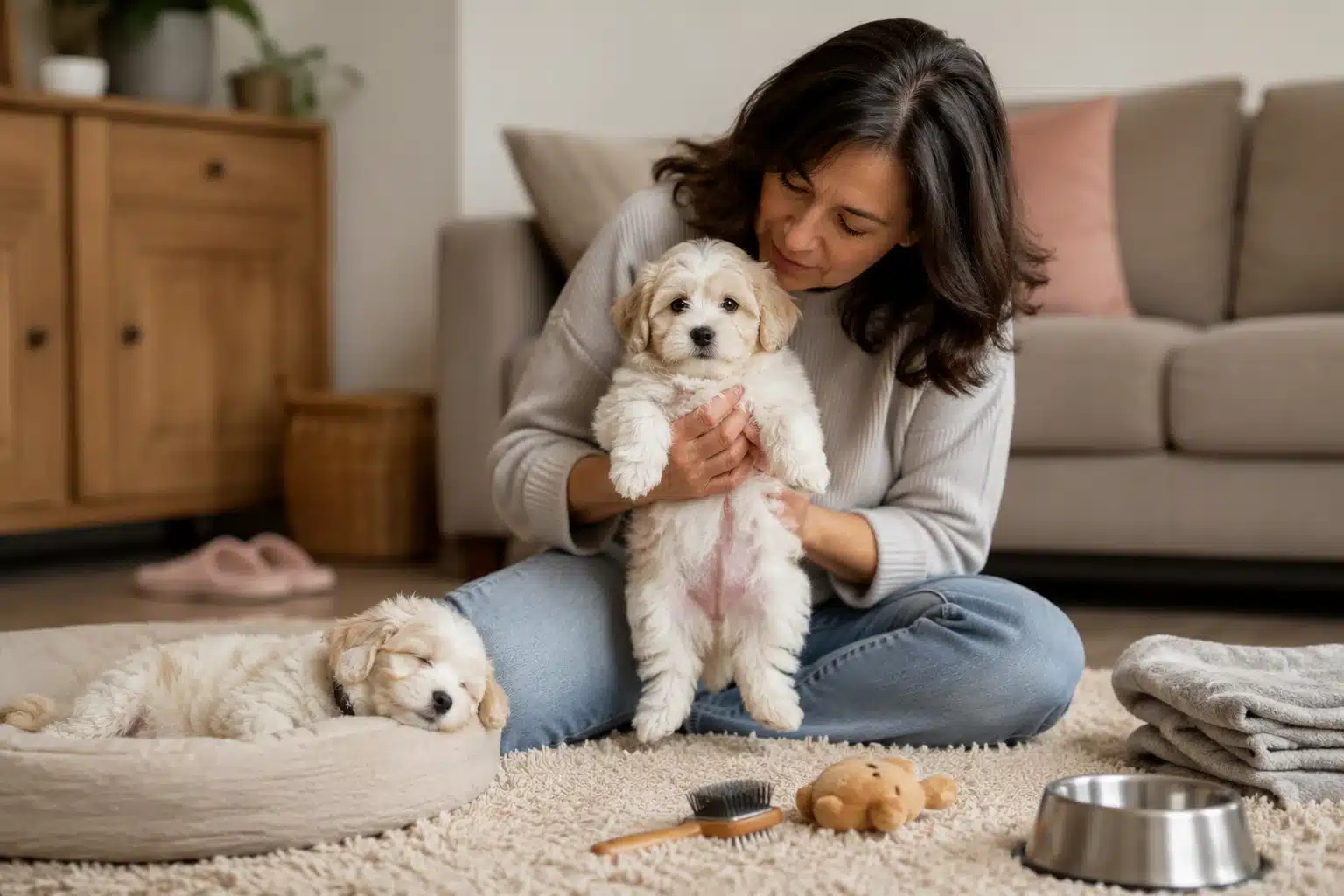Assessing temperament and fit with Havanese puppies