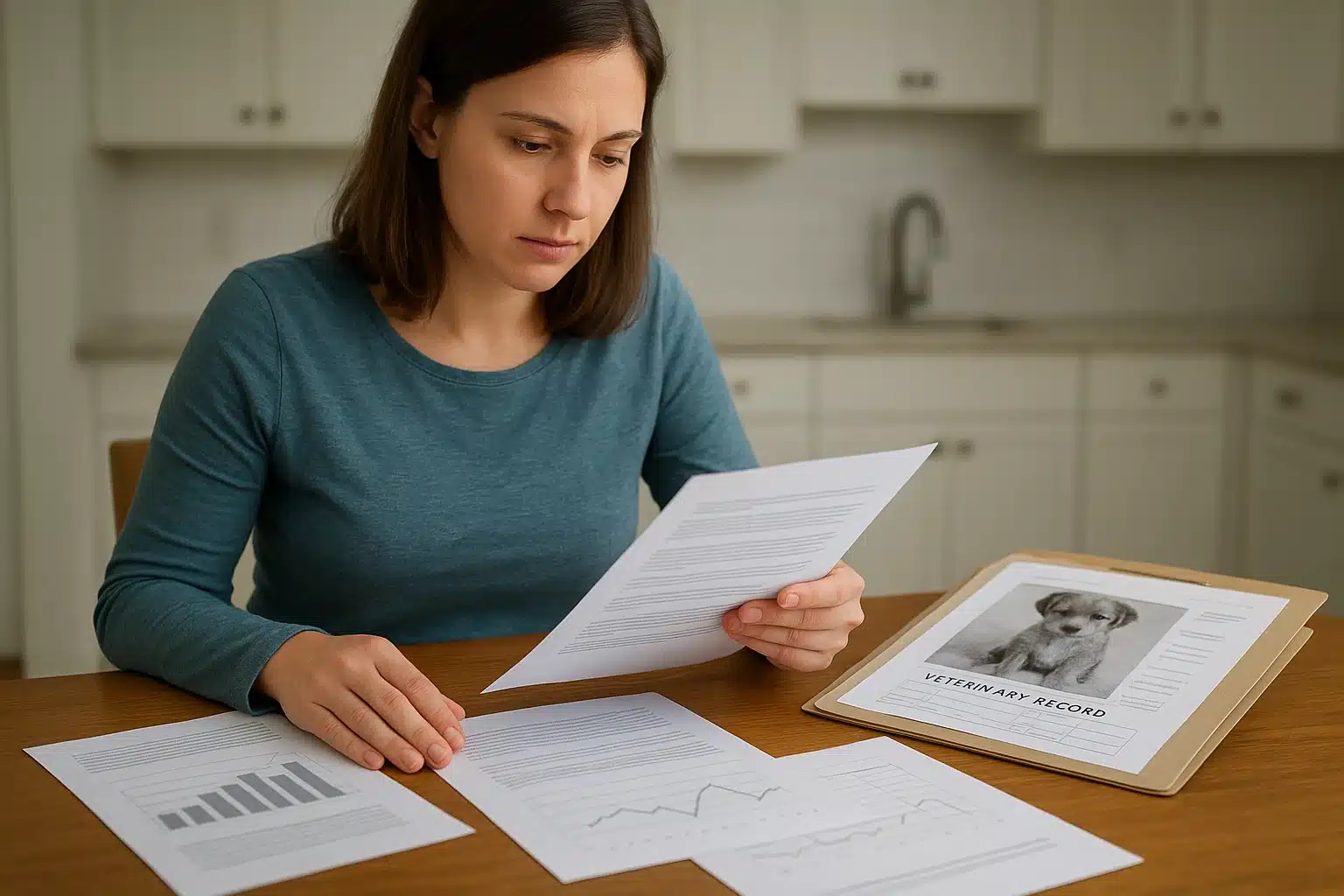 Sorting breeder reviews beside veterinary records