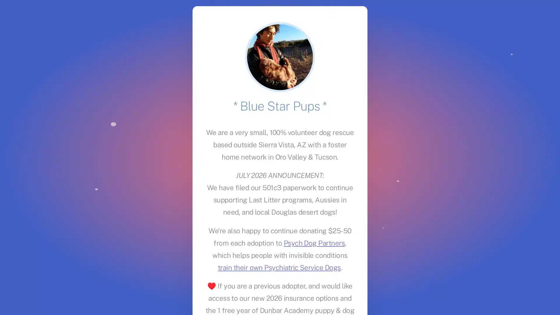 Blue Star Pups