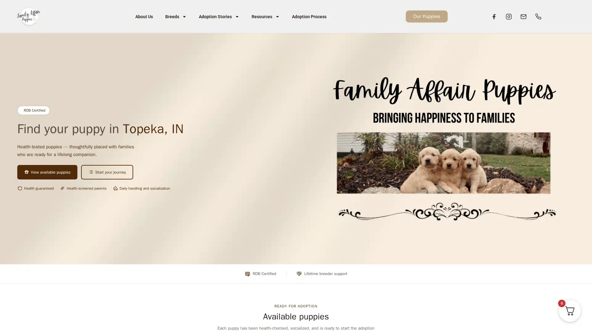 Family Affair Puppies