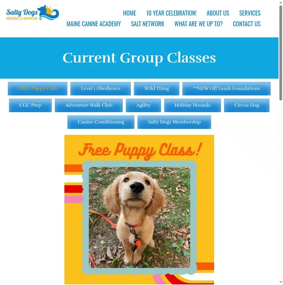Salty Dogs Puppy Club