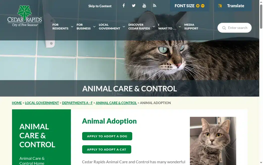 Cedar Rapids Animal Care & Control