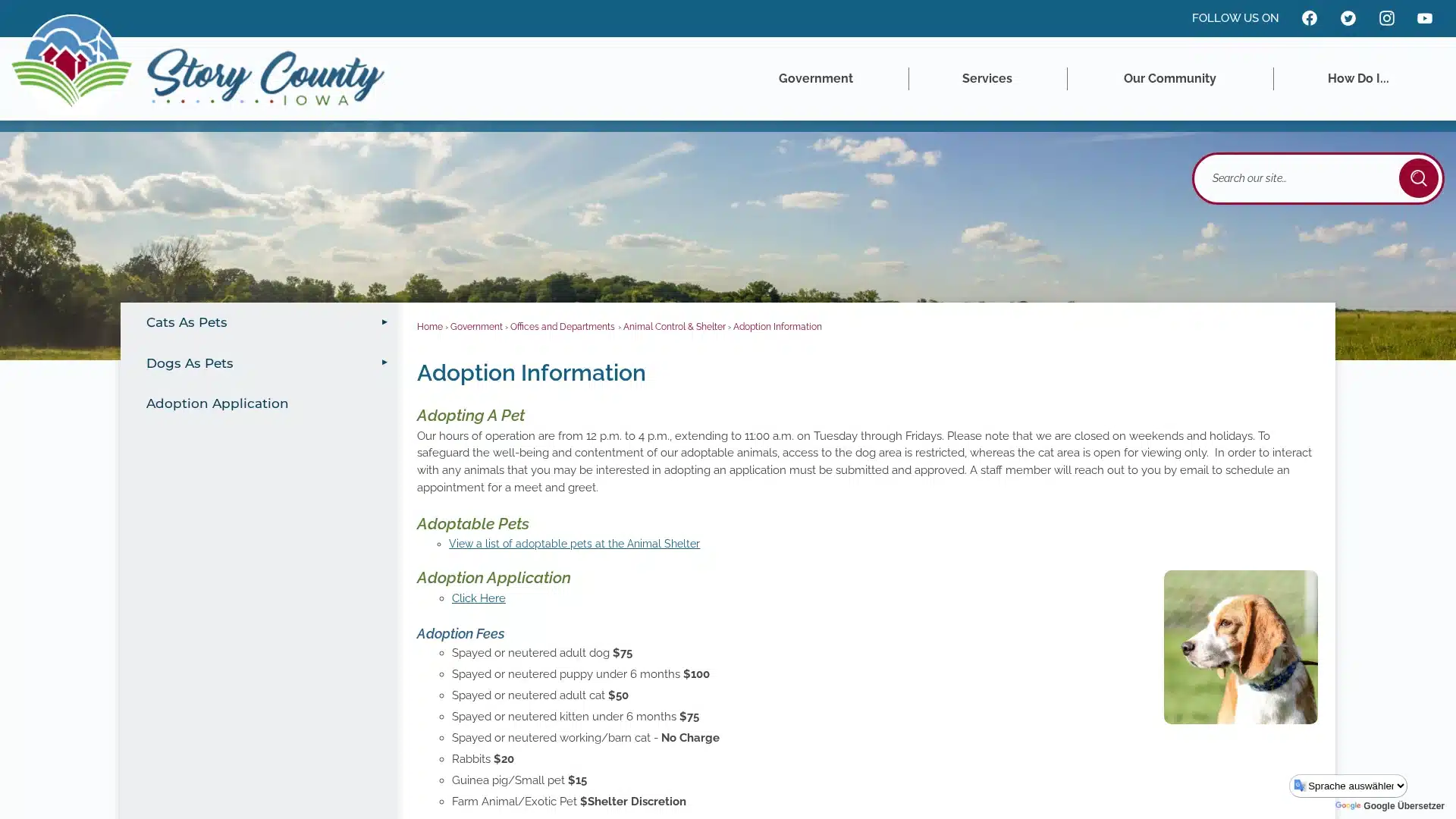 Story County Animal Shelter