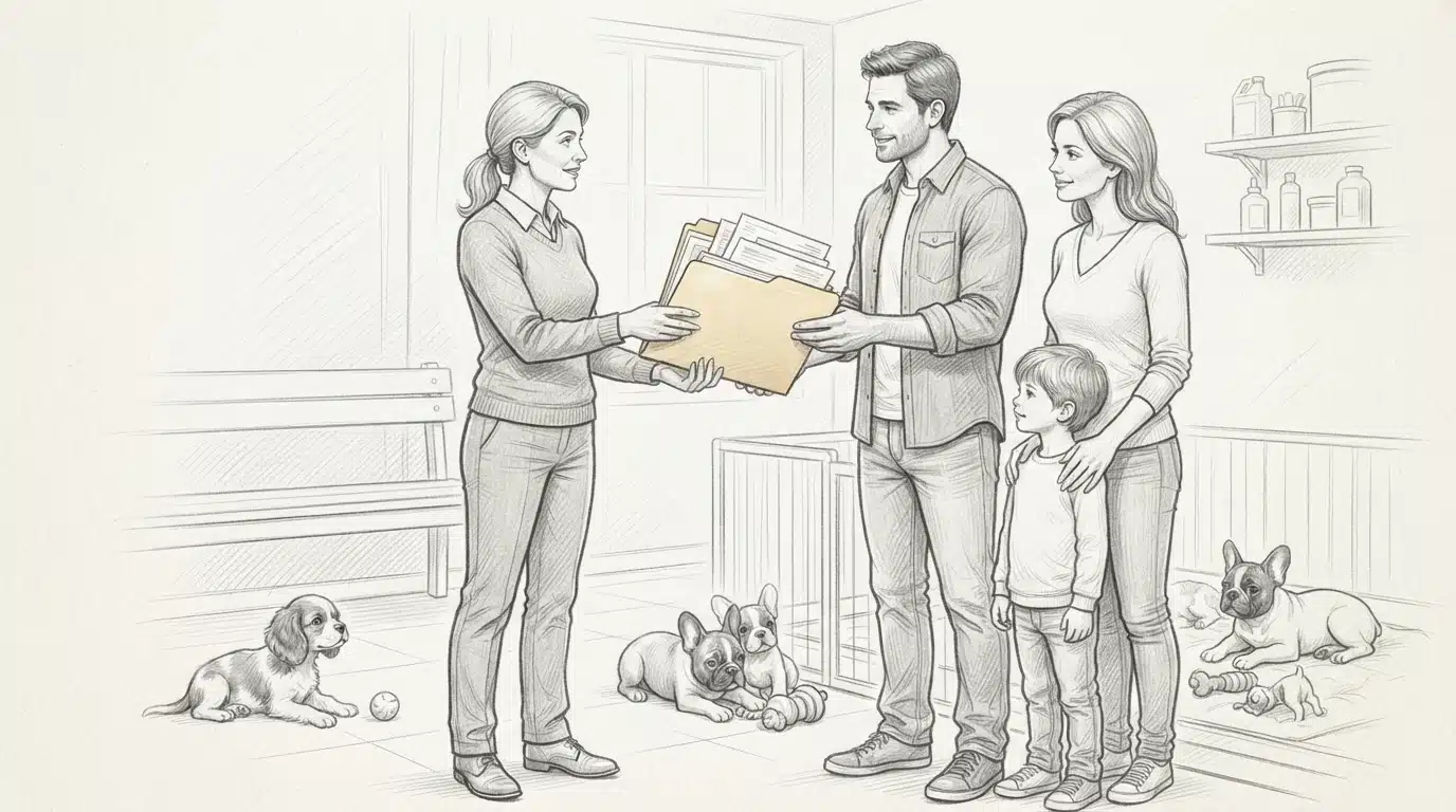 Breeder Hands Veterinary Records to Family