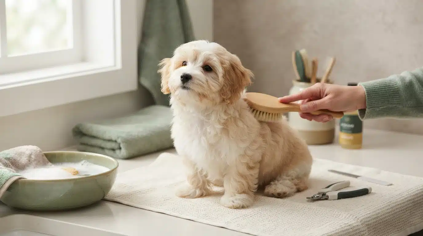 Havanese Puppies: Bathing, Brushing and Nail Care
