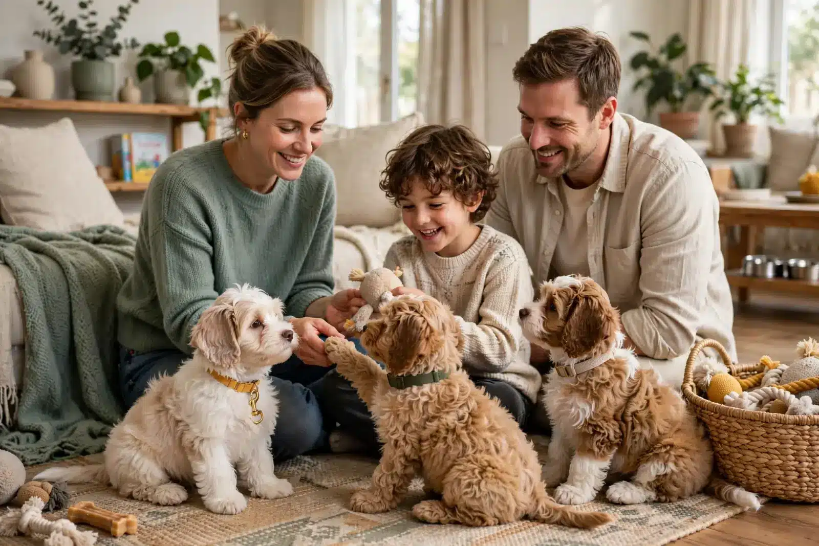 Family-Raised Puppies: Why Socialization Matters Early