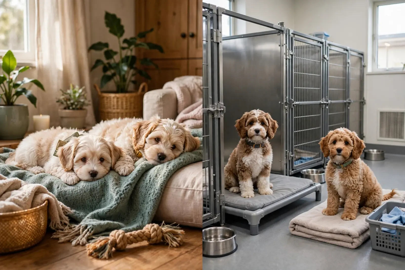 Family-Raised vs Kennel-Raised Puppies: Cost and Time Compared